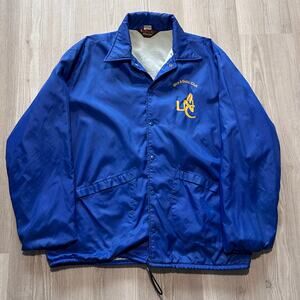 Vintage 90's UNC Northern Colorado Bears Blue and Gold Club Track Jacket Sz L
